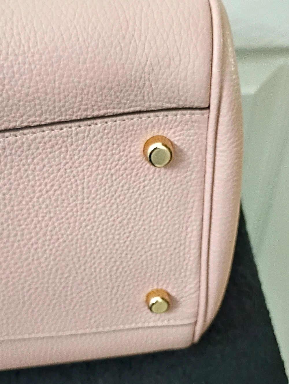 Coach Rowan Large Satchel Bag With Shell Charm Pink & White - Picture 8 of 10